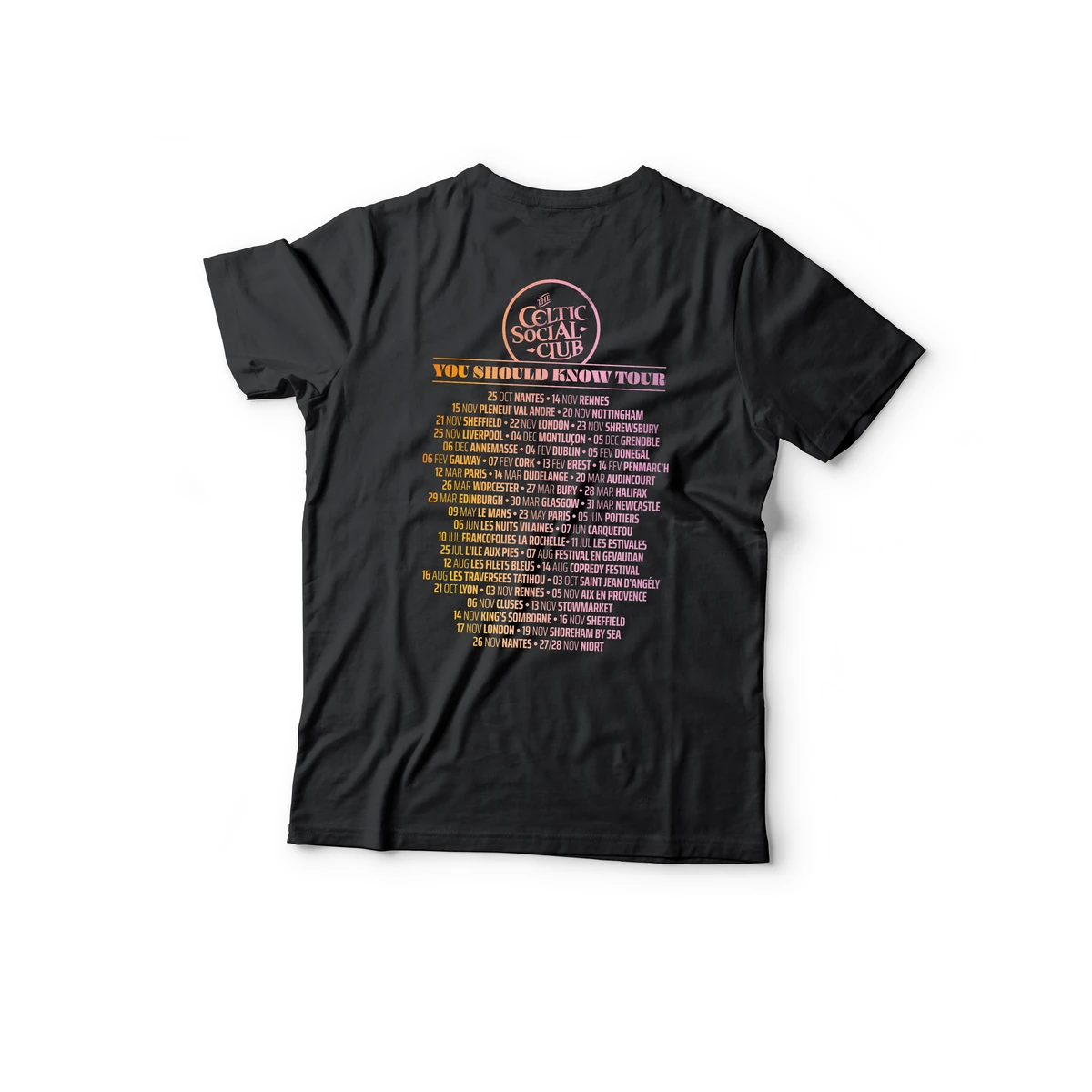 Nouveau : le T-shirt Officiel "You Should Know" TOUR – Image 2